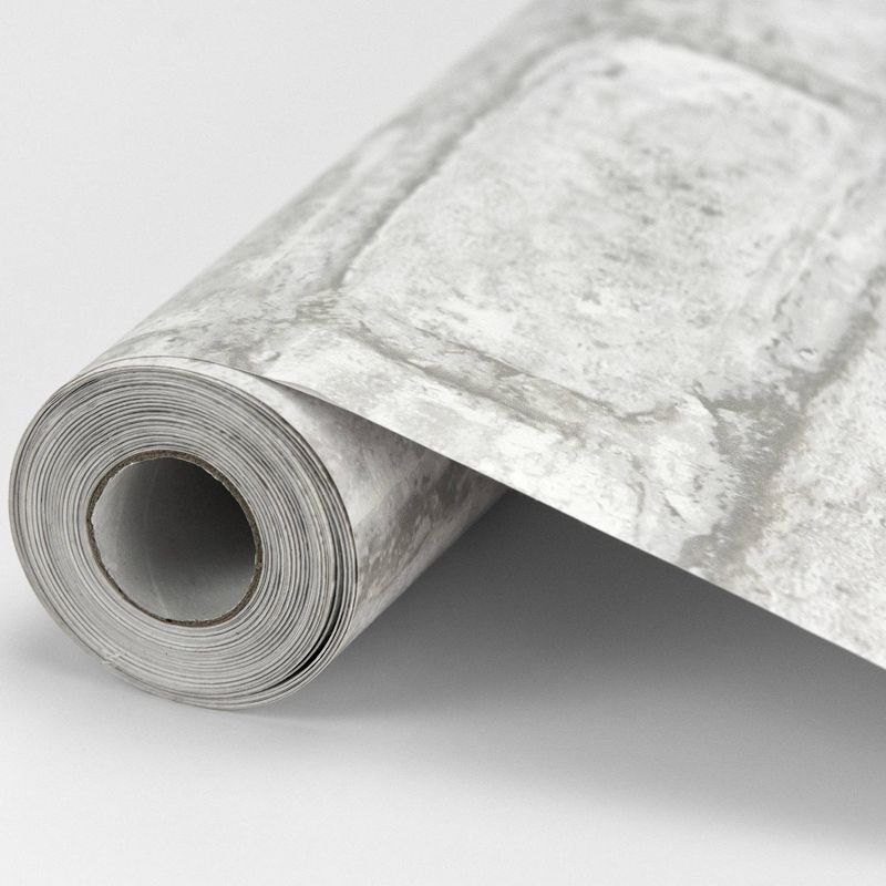 Brewster Denver Brick Peel & Stick Wallpaper White