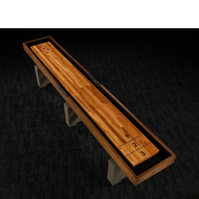 Barrington Clyborne 12' Shuffleboard Table - Brown