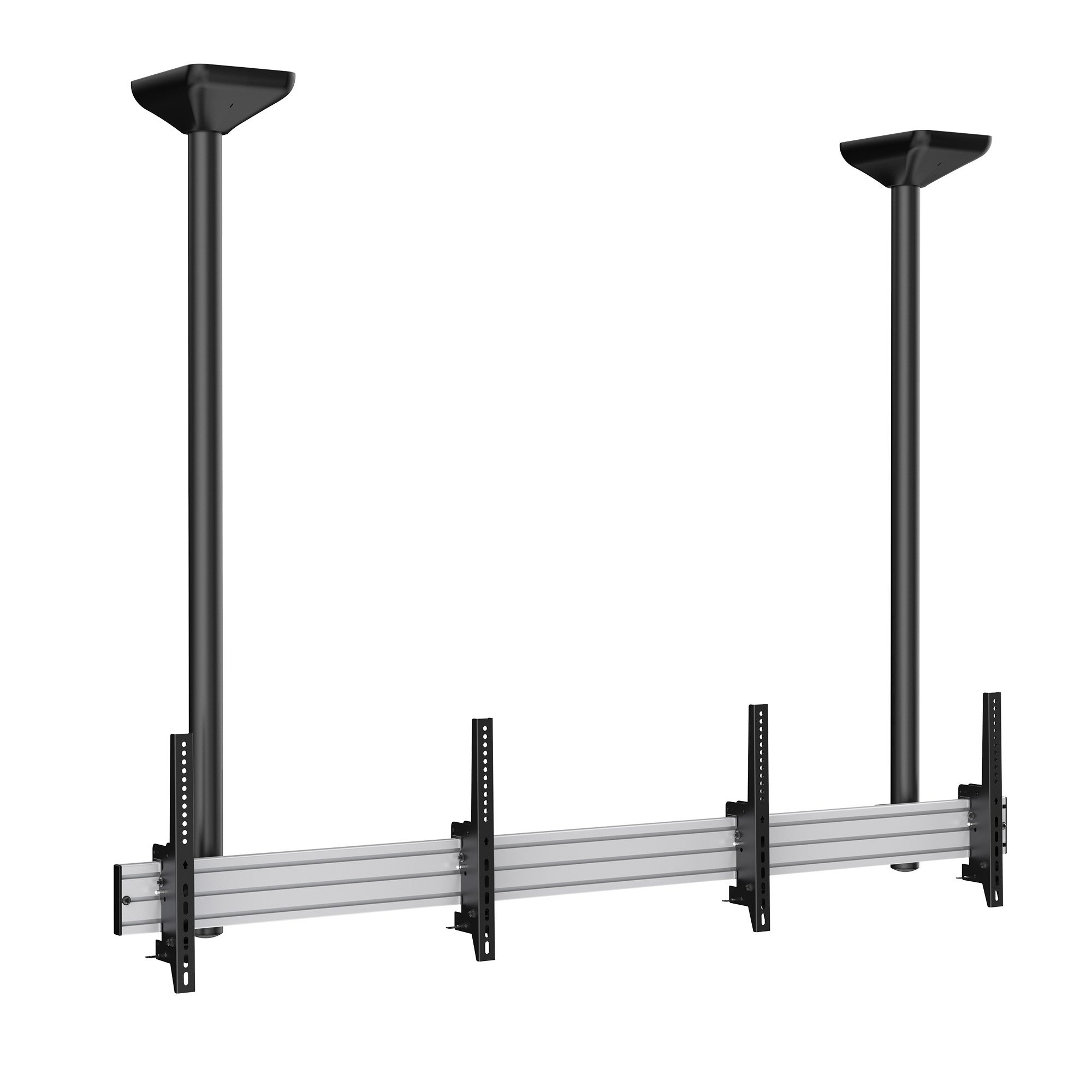 Mount-It! Digital Signage Ceiling Mount for Two Screens | Fits 45&rdquo; to 55&rdquo; Screen Size TVs
