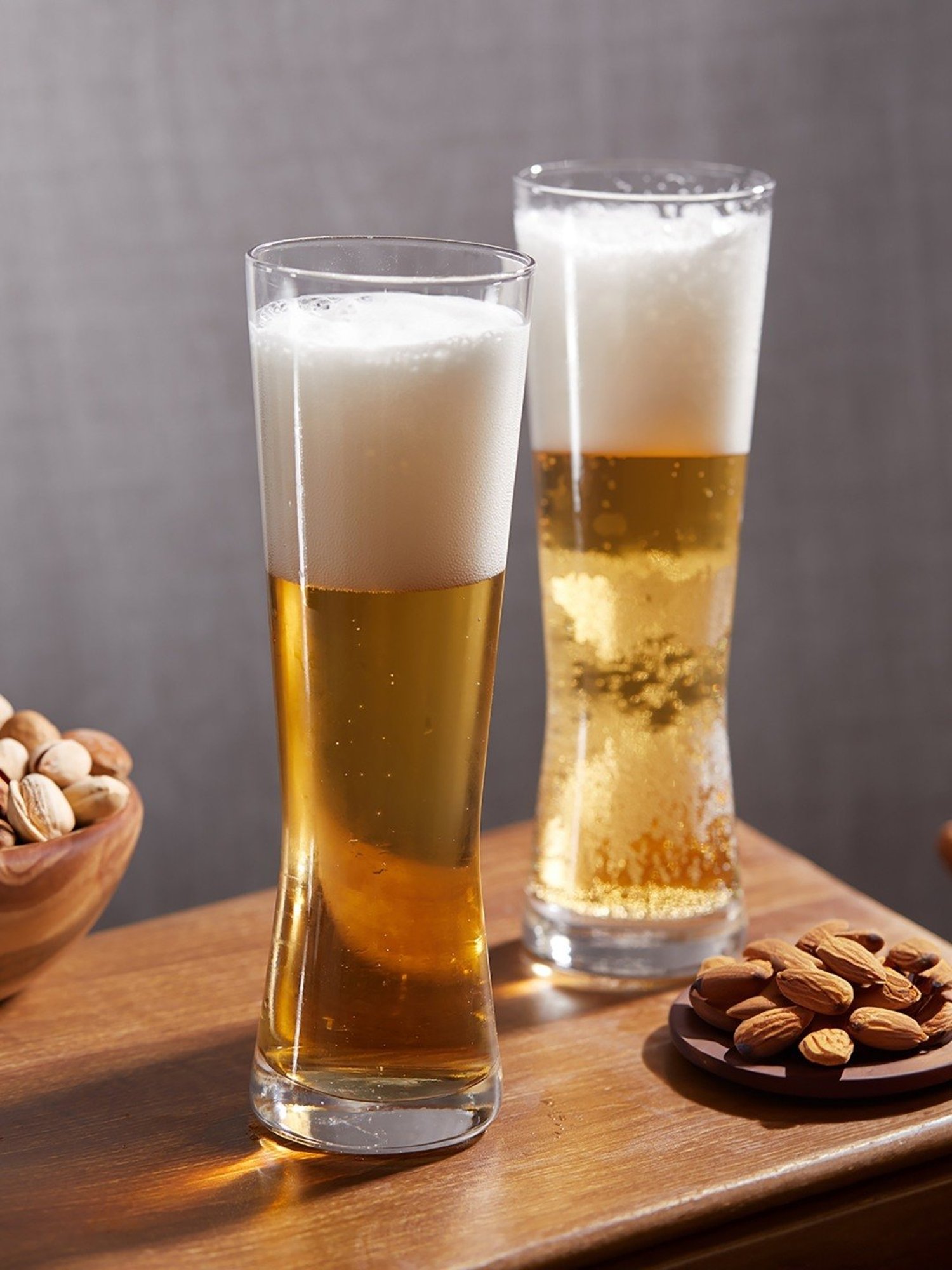 Trovea's Transparent Glass Beer Glass - Set of 4