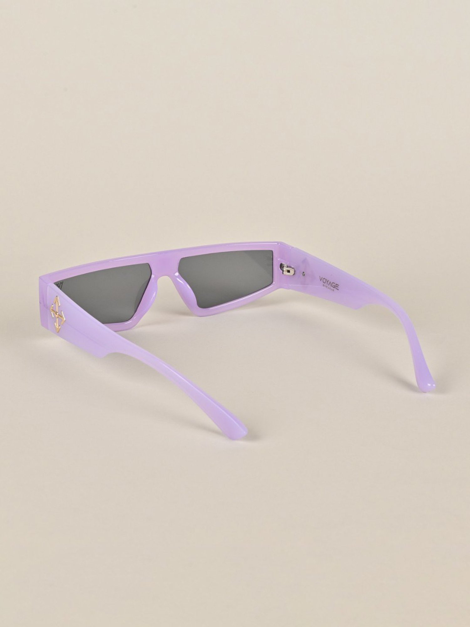 Voyage Grey Wayfarer UV Protection Unisex Sunglasses