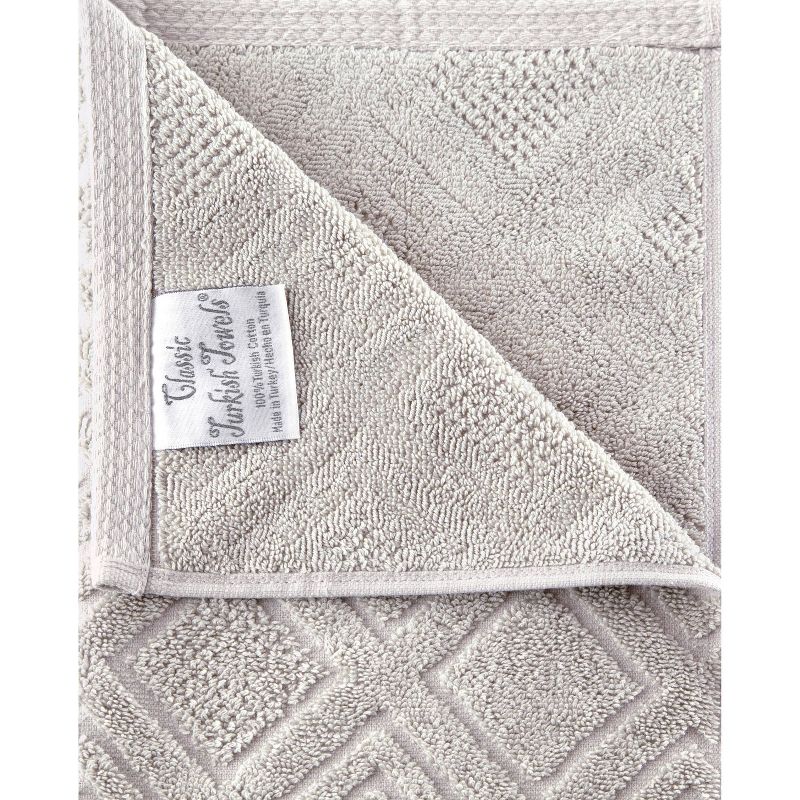 6pc LaRue Turkish Cotton Bath Towel Set Light Brown - Makroteks