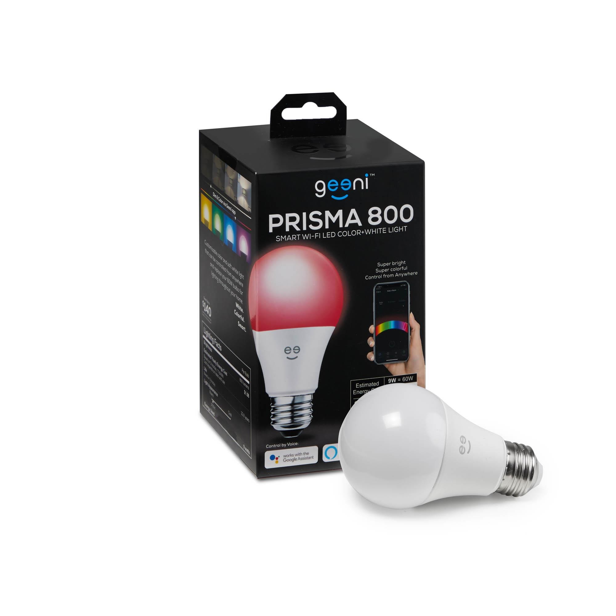 Smart Light Bulbs, Alexa Light Bulb, Smart Bulbs that Work with Alexa & Google Assistant, WiFi Light Bulbs A19 Daylight (5000K) No Hub Required, 800LM 60W Equivalent High CRI>90, 2 Pack