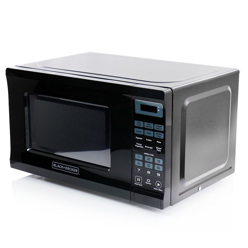 BLACK+DECKER 1.3 cu ft 1000 Watt Microwave Oven Black Stainless Steel
