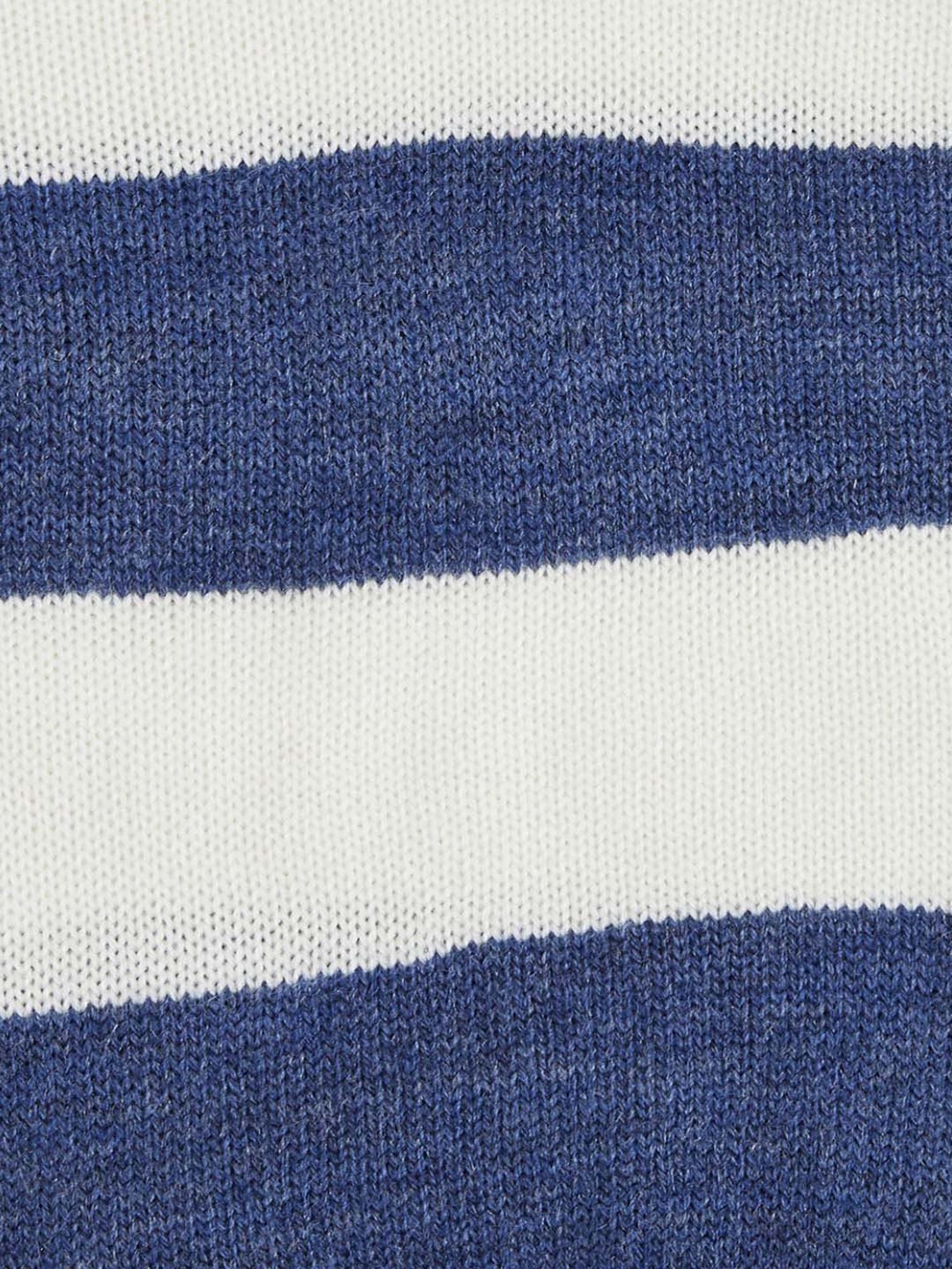 Pantaloons Baby Kids Blue & White Striped Full Sleeves Sweater