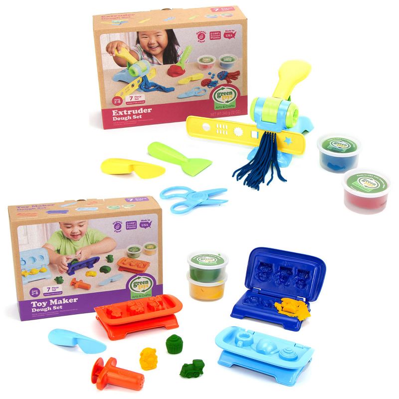 Green Toys Dough Toy Maker and Extruder Set
