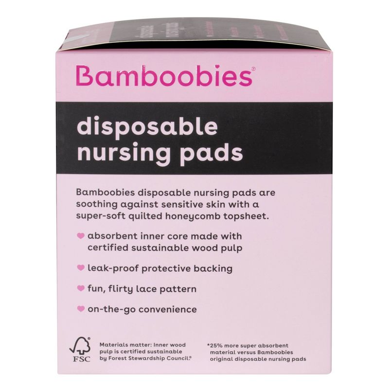 Bamboobies Disposable Nursing Pads- 60ct