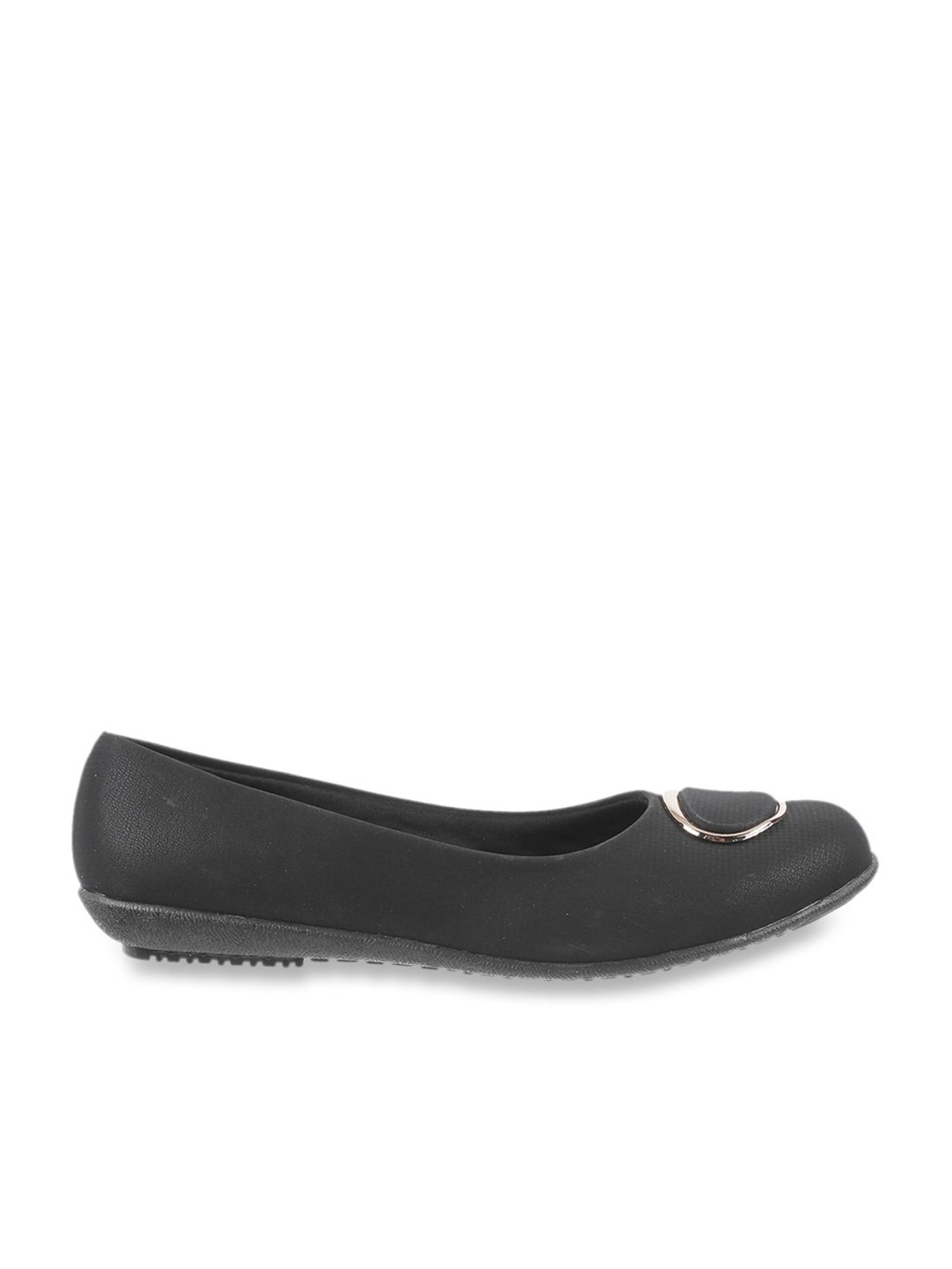 Walkway Women's Black Flat Ballets