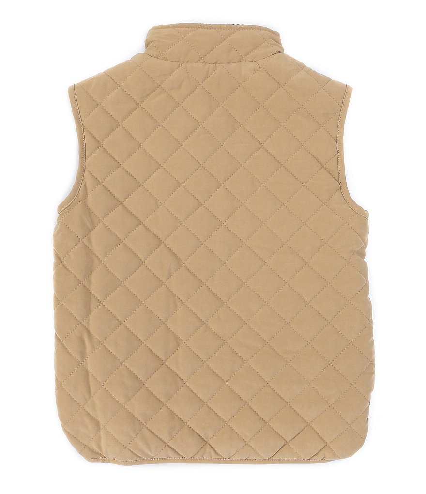 First Wave Big Boys 8-20 Brown Pleather Moto Jacket