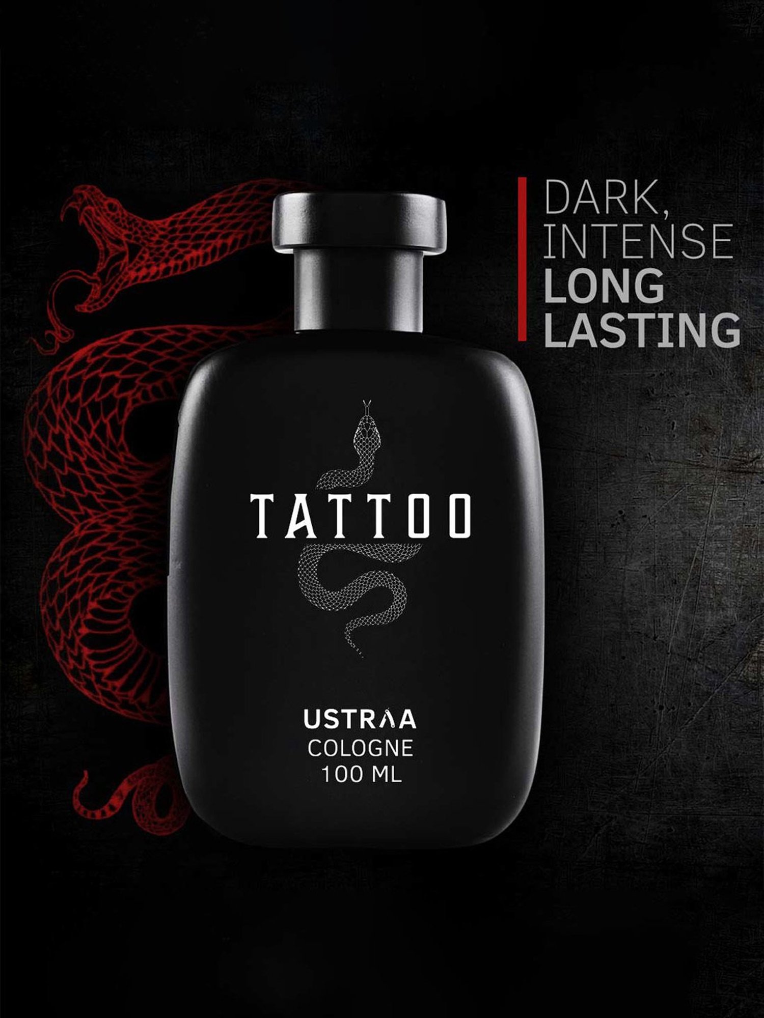 Ustraa Barood Eau De Parfum & Tattoo Cologne - Set of 2