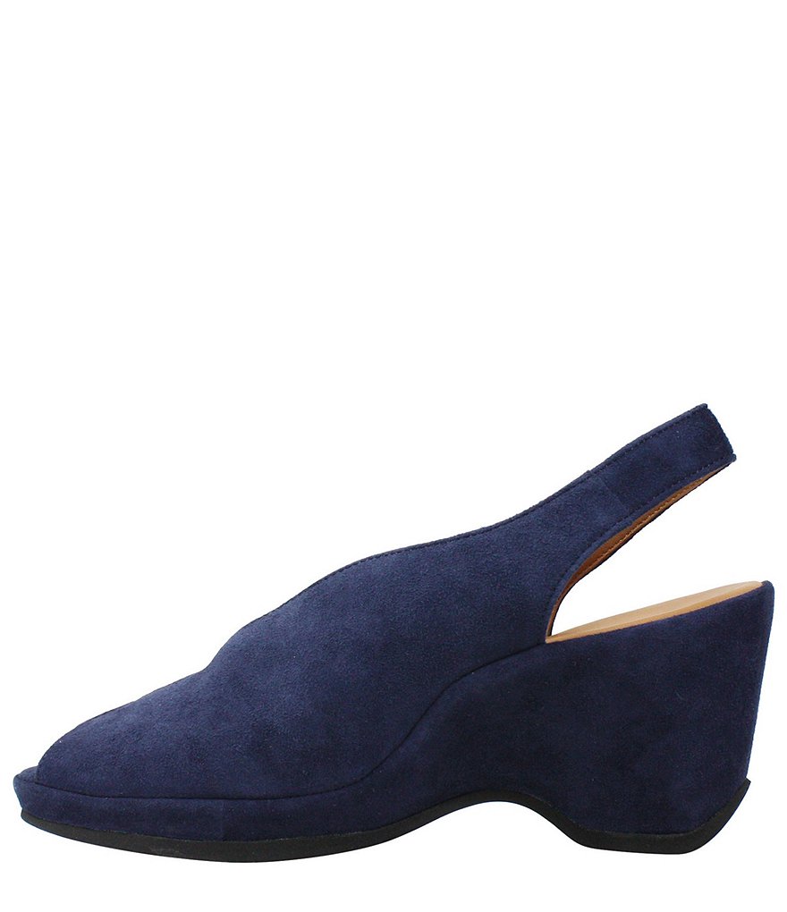L'Amour Des Pieds Odetta Suede Slingback Pumps