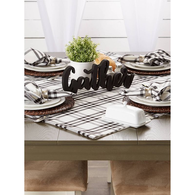 54"x79" Rectangle PVC Water Oil Resistant Plaid Pattern Tablecloths Teal - PiccoCasa