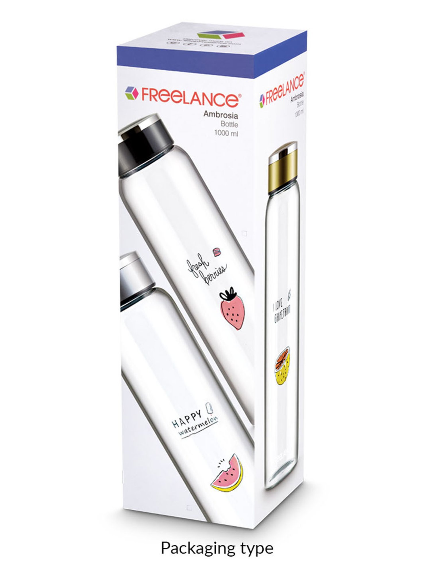 Freelance Pink Glass 600 ml Jars and Container