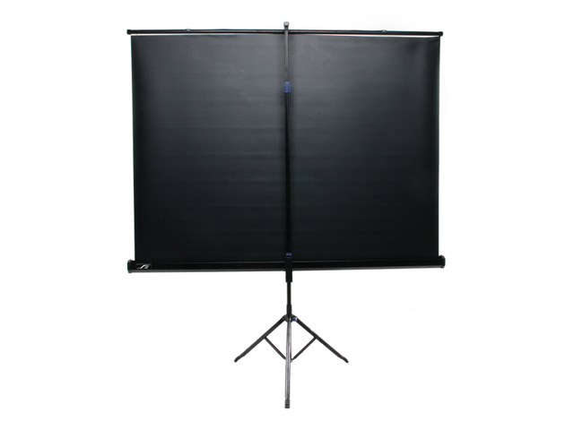 Elitescreens 99" Tripod Portable Tripod Manual Pull Up Projection Screen (99" 1:1 AR) (MaxWhite) T99UWS1