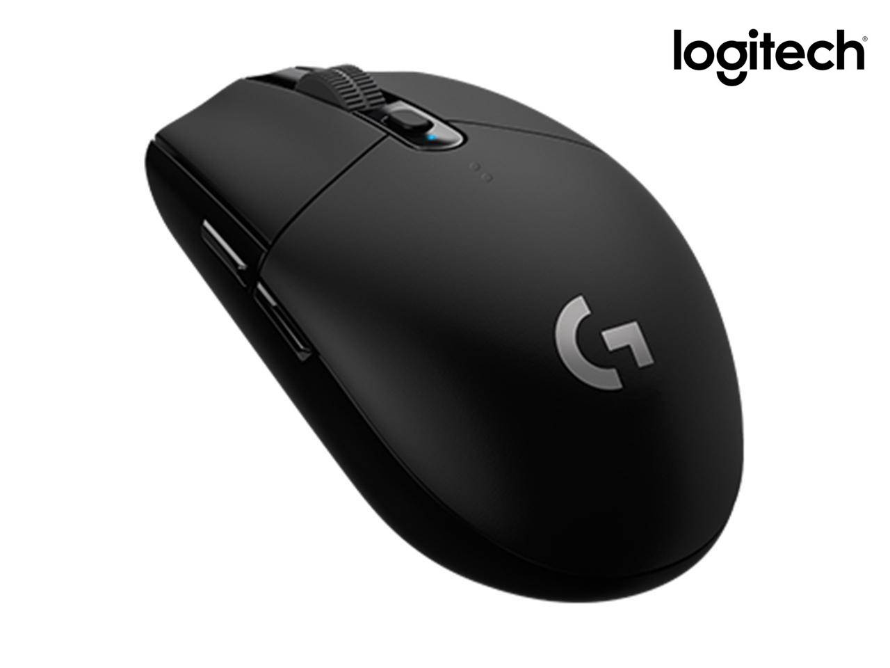 Logitech G304 Lightspeed Wireless Gaming Mouse 6 Programmable Keys 12000DPI Support USB Interface Windows/Mac OS - Black