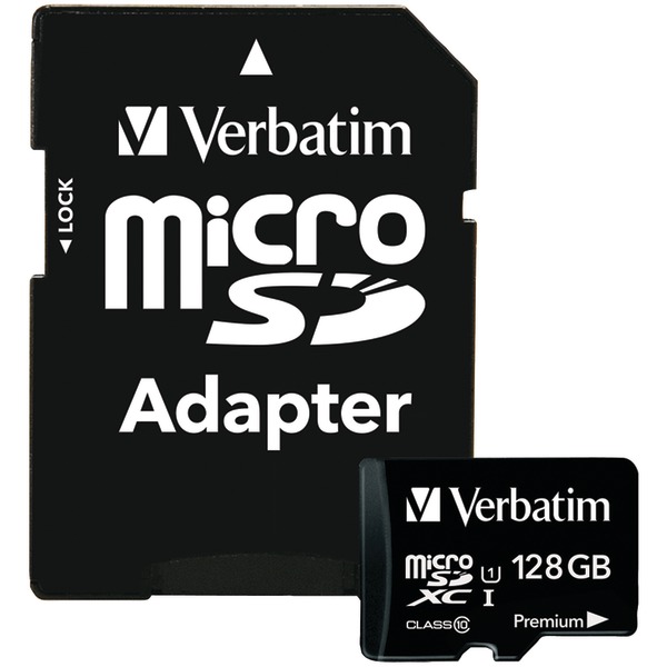 128 GB Premium microSDXC(TM) Card with Adapter
