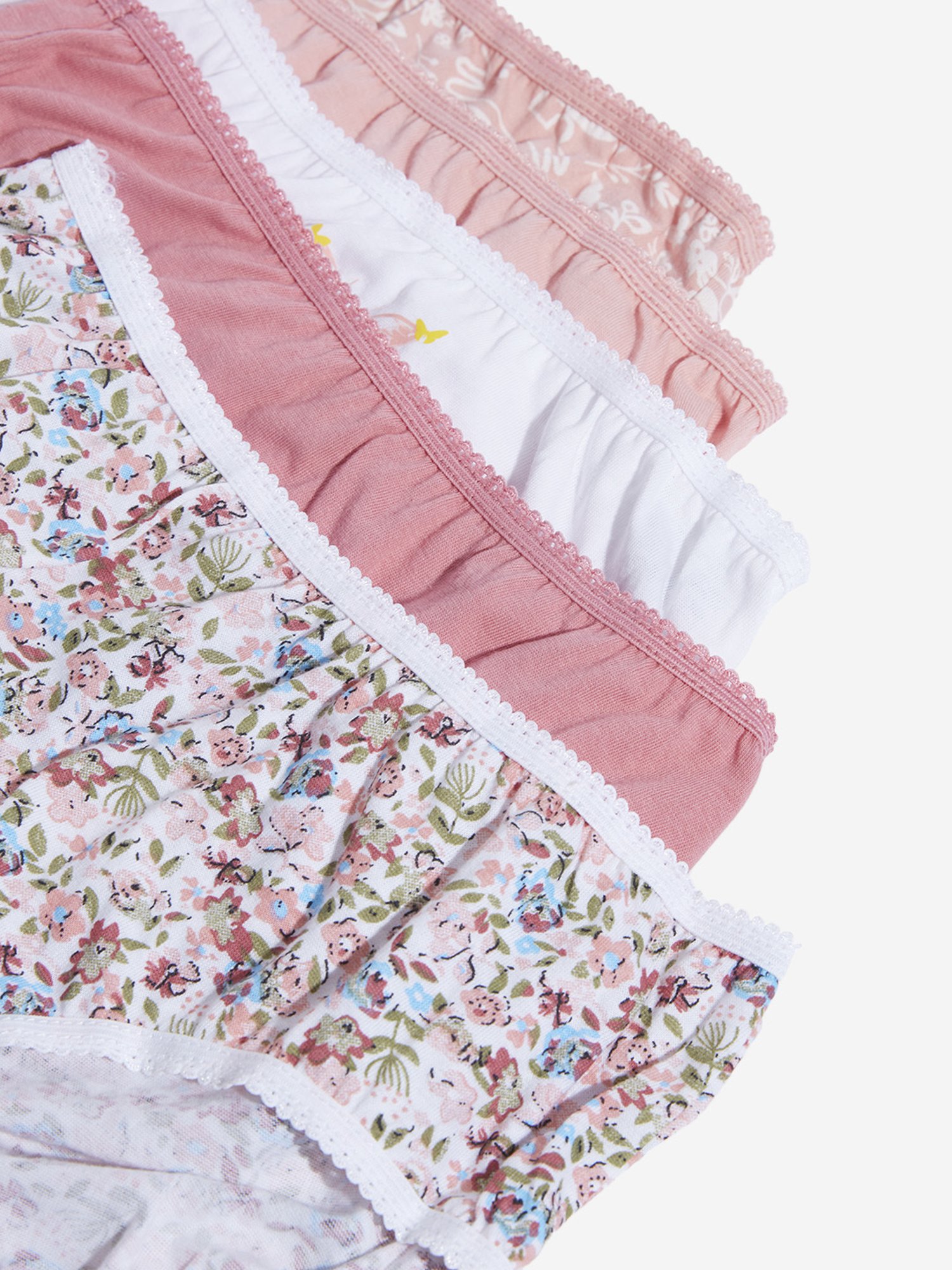 Y&F Kids by Westside Beige Printed Cotton Briefs - Pack of 5