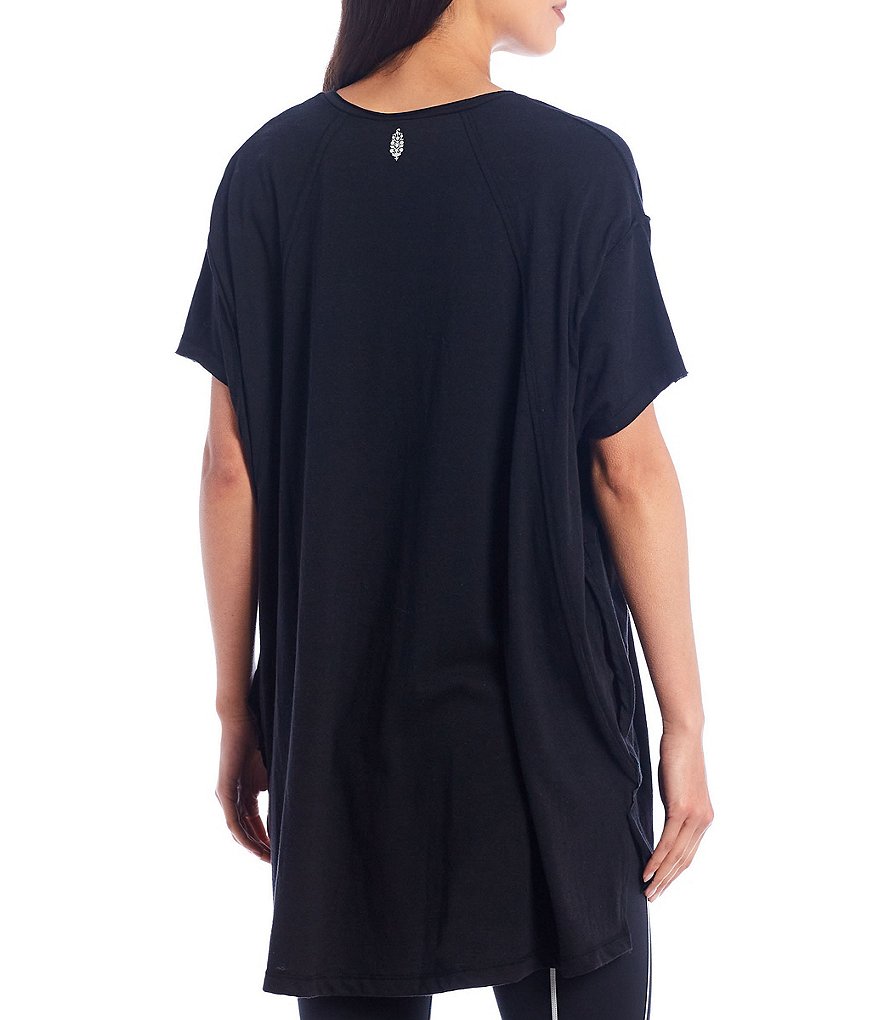 Free People FP Movement City Vibes Oversized Fit Cotton Blend Tee