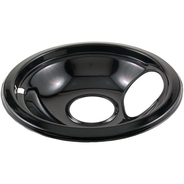 Black Porcelain Replacement Drip Pan (6 In.)