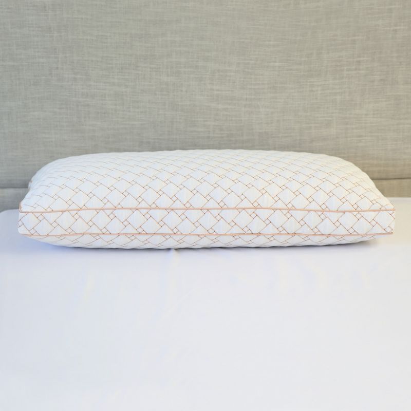 Downlite Soft White Goose Down Hypoallergenic Pillow &ndash; Perfect for Stomach Sleepers Standard