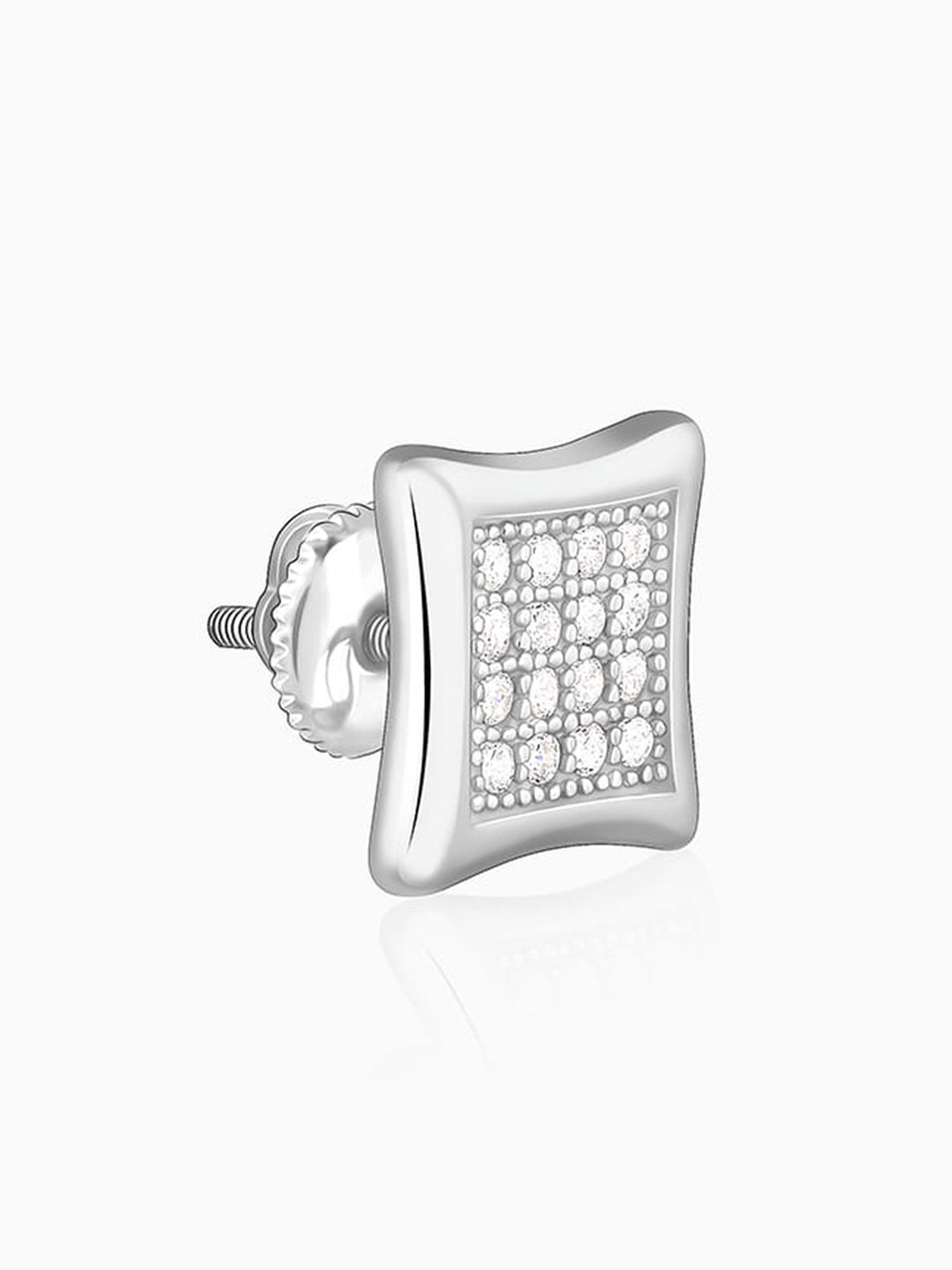 GIVA 925 Silver Glistening Stud Earrings for Women & Girls