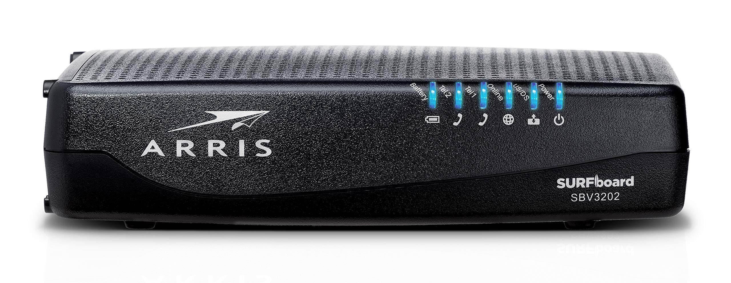 ARRIS Surfboard (32x8) Docsis 3.0 Cable Modem for Xfinity Internet & Voice (Model SBV3202)
