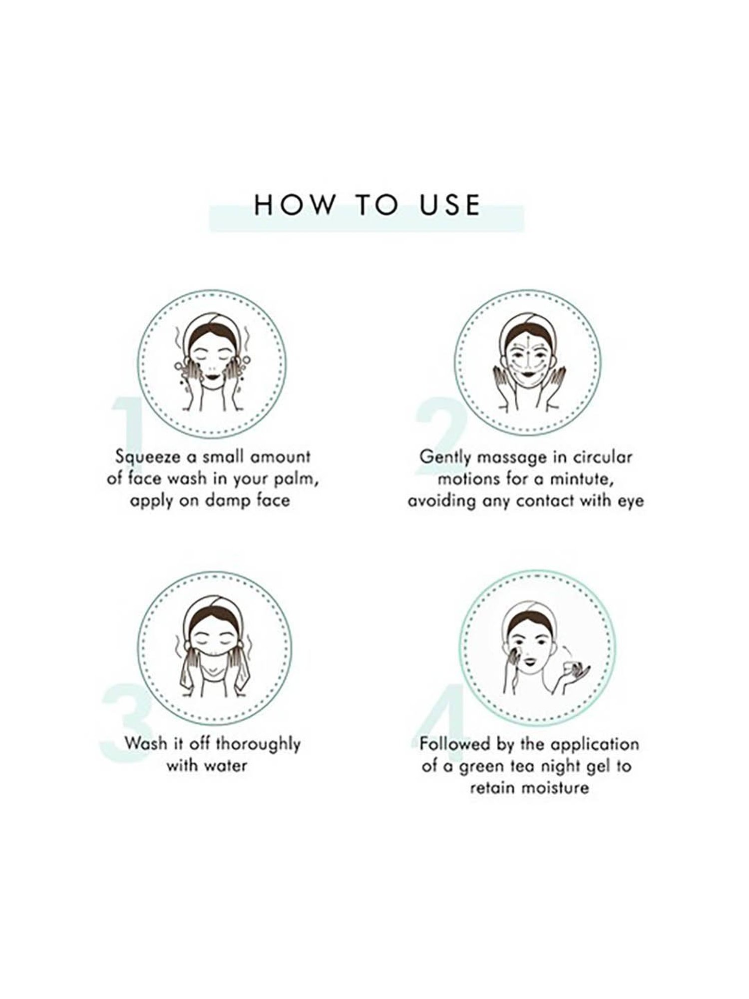 mCaffeine Naked Detox Dirt Removal Green Tea Face Wash - 100 ml