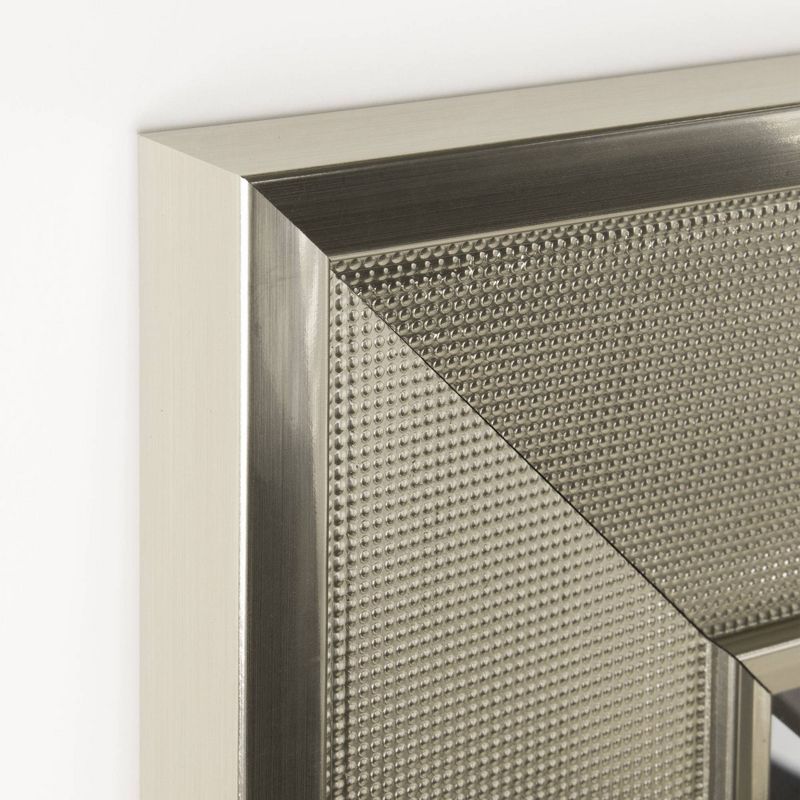 29" x 35" Pave Wall Mirror in Brushed Nickel - Head West