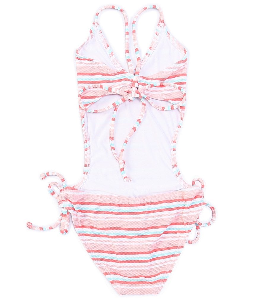 Flapdoodles Big Girls 7-10 Rainbow Tankini & Skirted Two-Piece Swimsuit