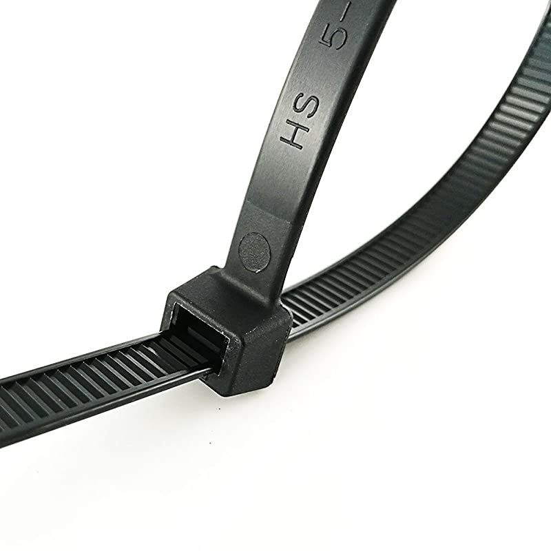 Black Zip Ties Heavy Duty 175 Pounds Weather UV Resistant Cable Ties 100 Pack 035 Inch Wide Thick Electrical Zip TiesOutdoor Indoor Purpose17 Inch