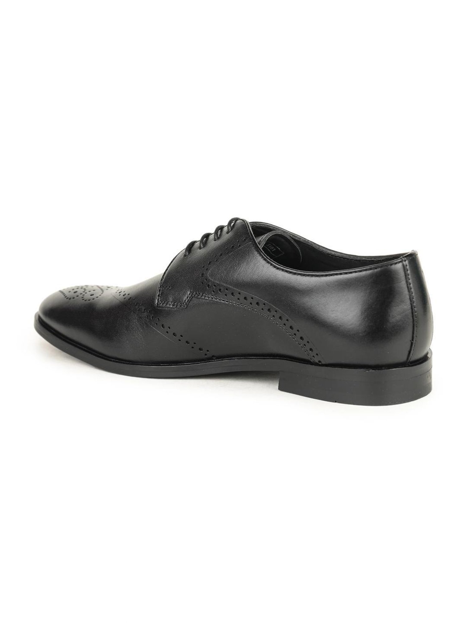 Britmen Men's Black Brogue Shoes