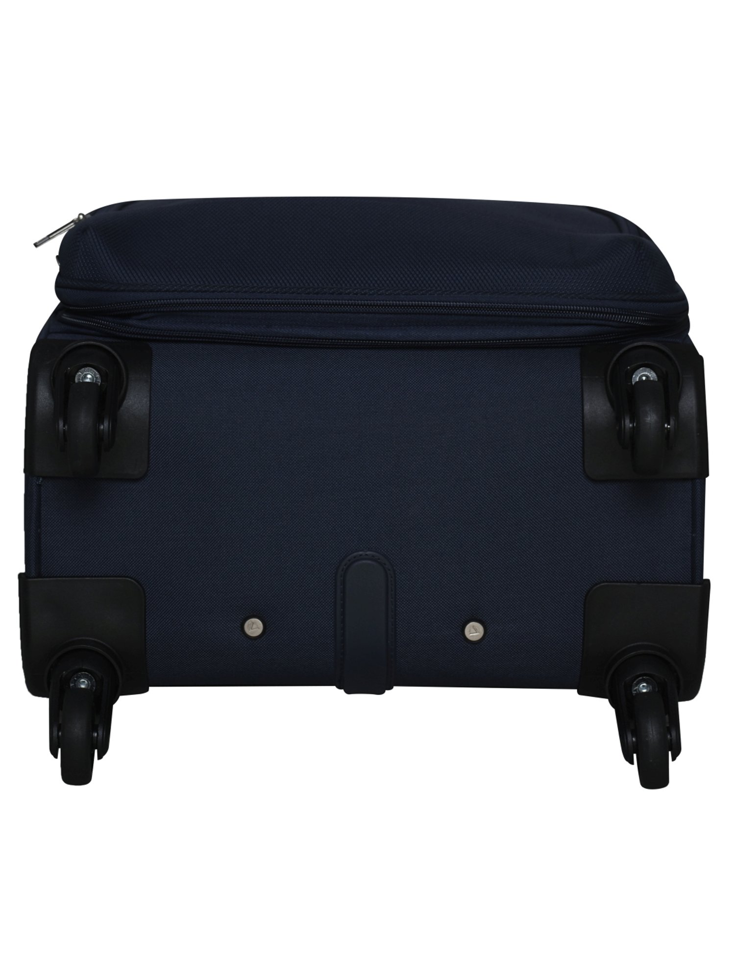 Aristocrat Avalon Blue 4 Wheel Small Soft Cabin Trolley - 37 cm