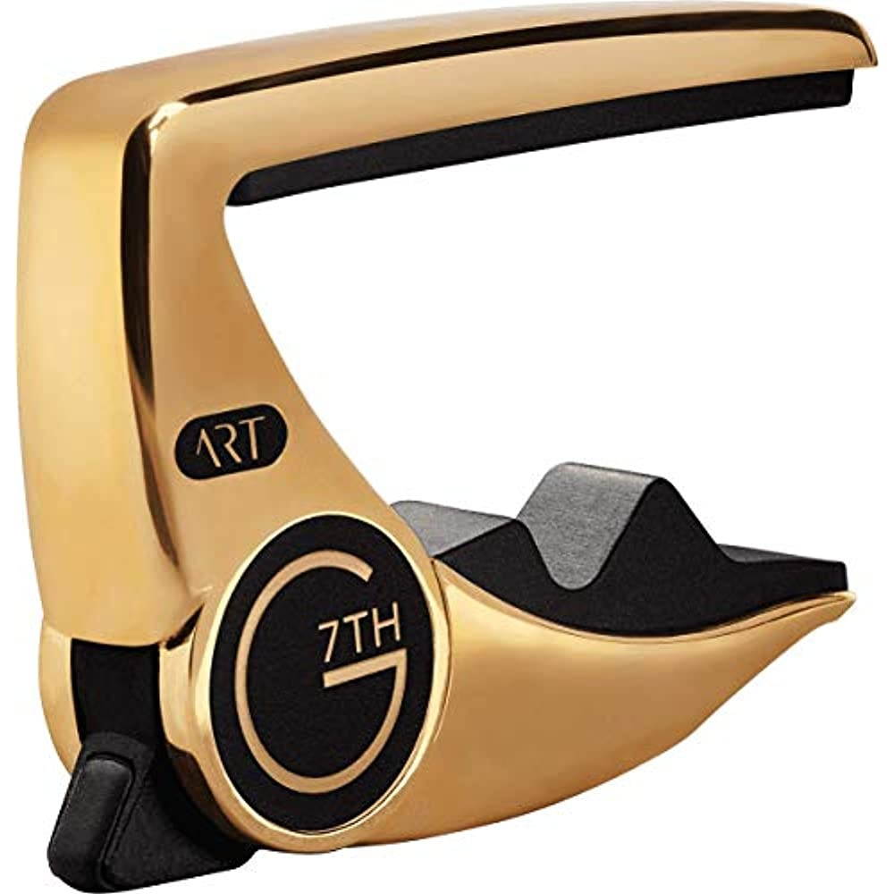 G7th Performance 3 Steel String Capo with ART, 18kt Gold Plated