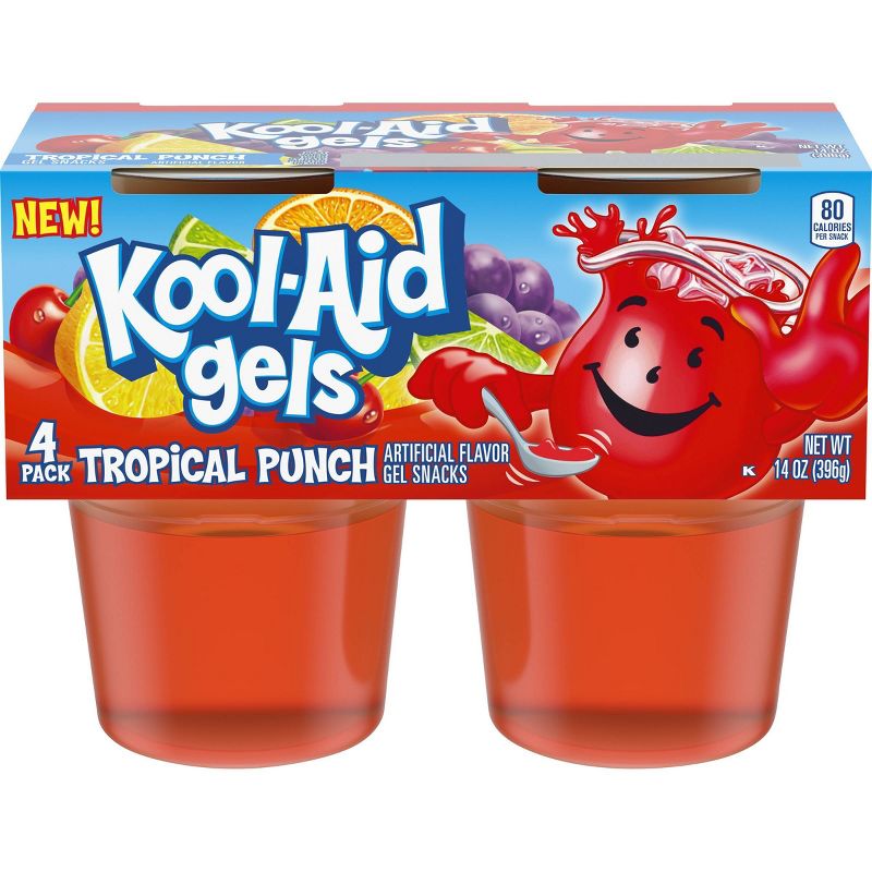 Kool-Aid Tropical Fruit Gelatin - 4pk/13.5oz