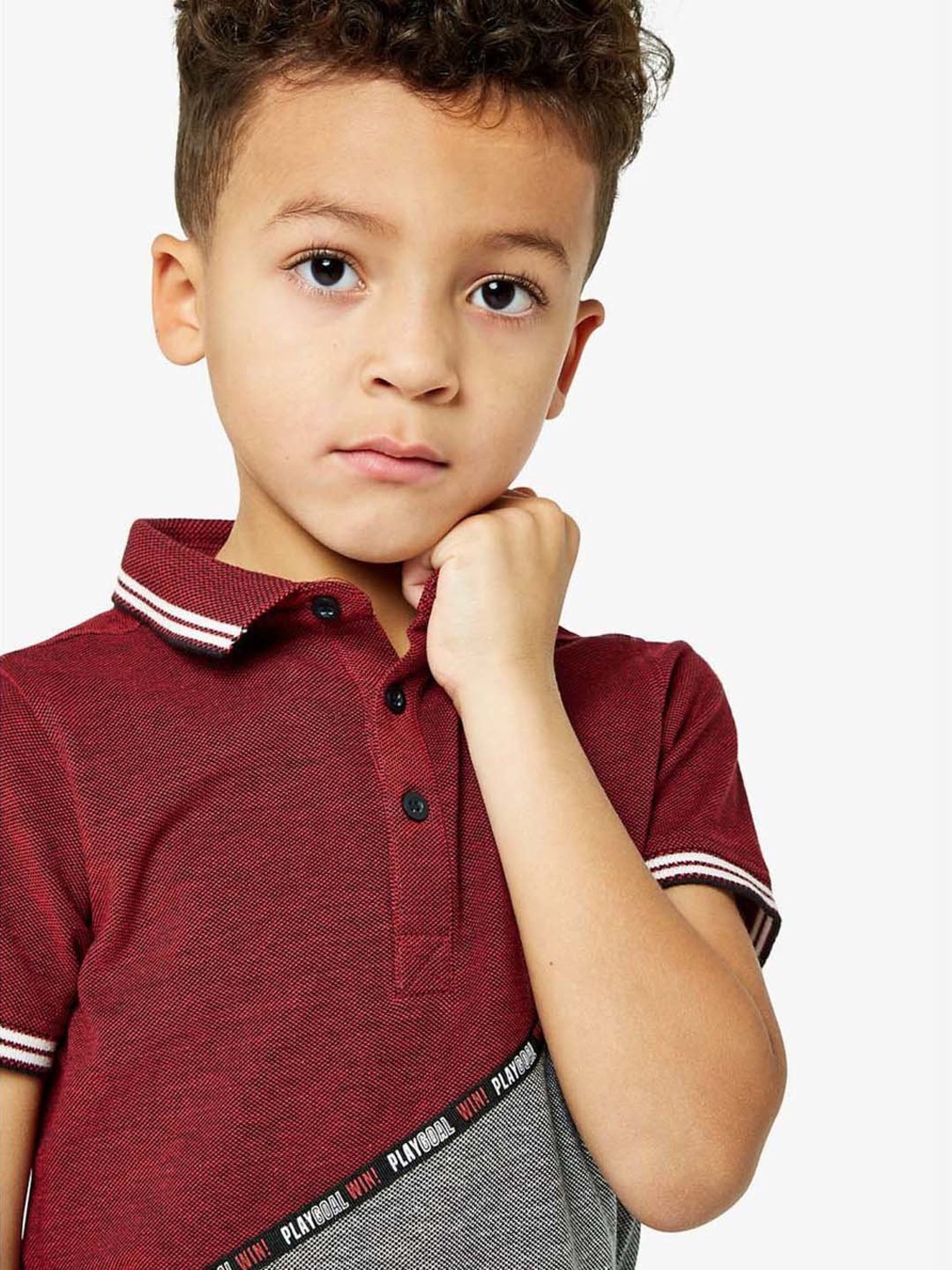 Allen Solly Junior Yellow Logo Print Polo T-Shirt