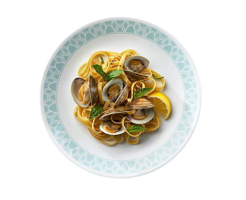 Corelle 10.3" Glass Delano Dinner Plate Teal