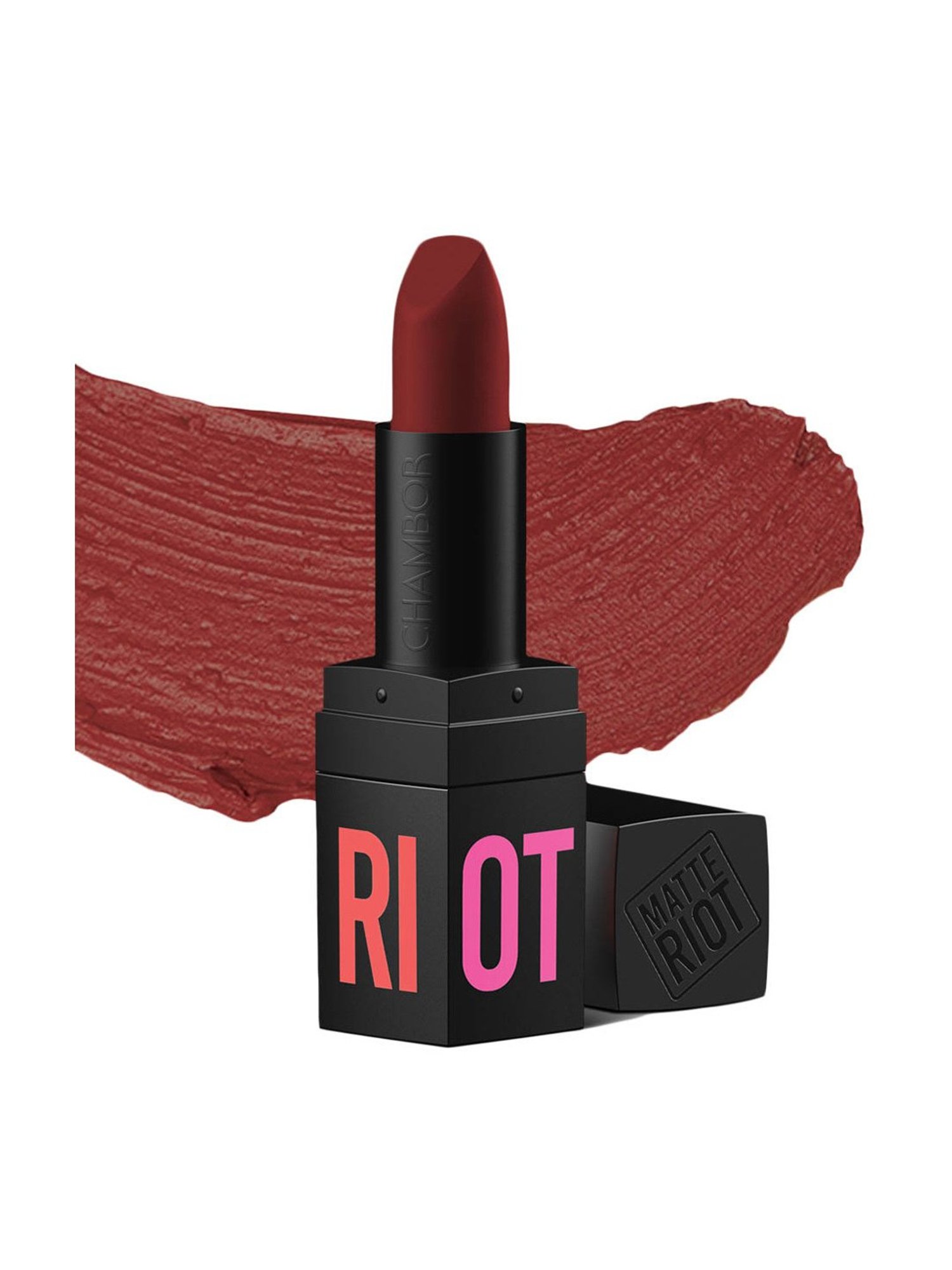 Chambor Matte Riot Lipstick Auburn Toss - 4.5 gm