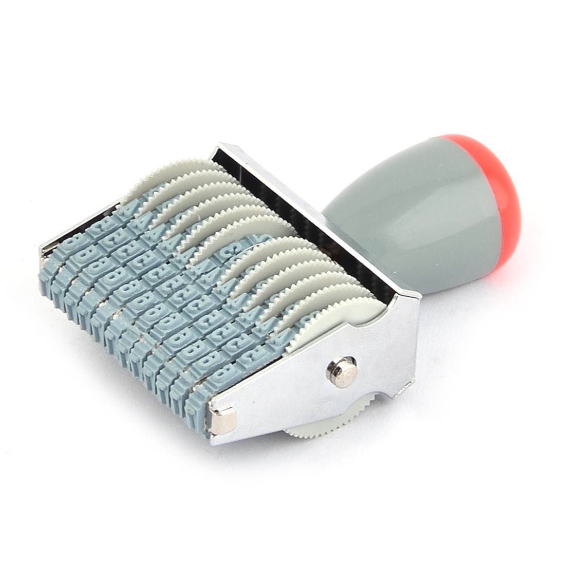Office Rubber 12 Band Rolling Wheel 0-9 Digit Date Printer Numbering Stamp