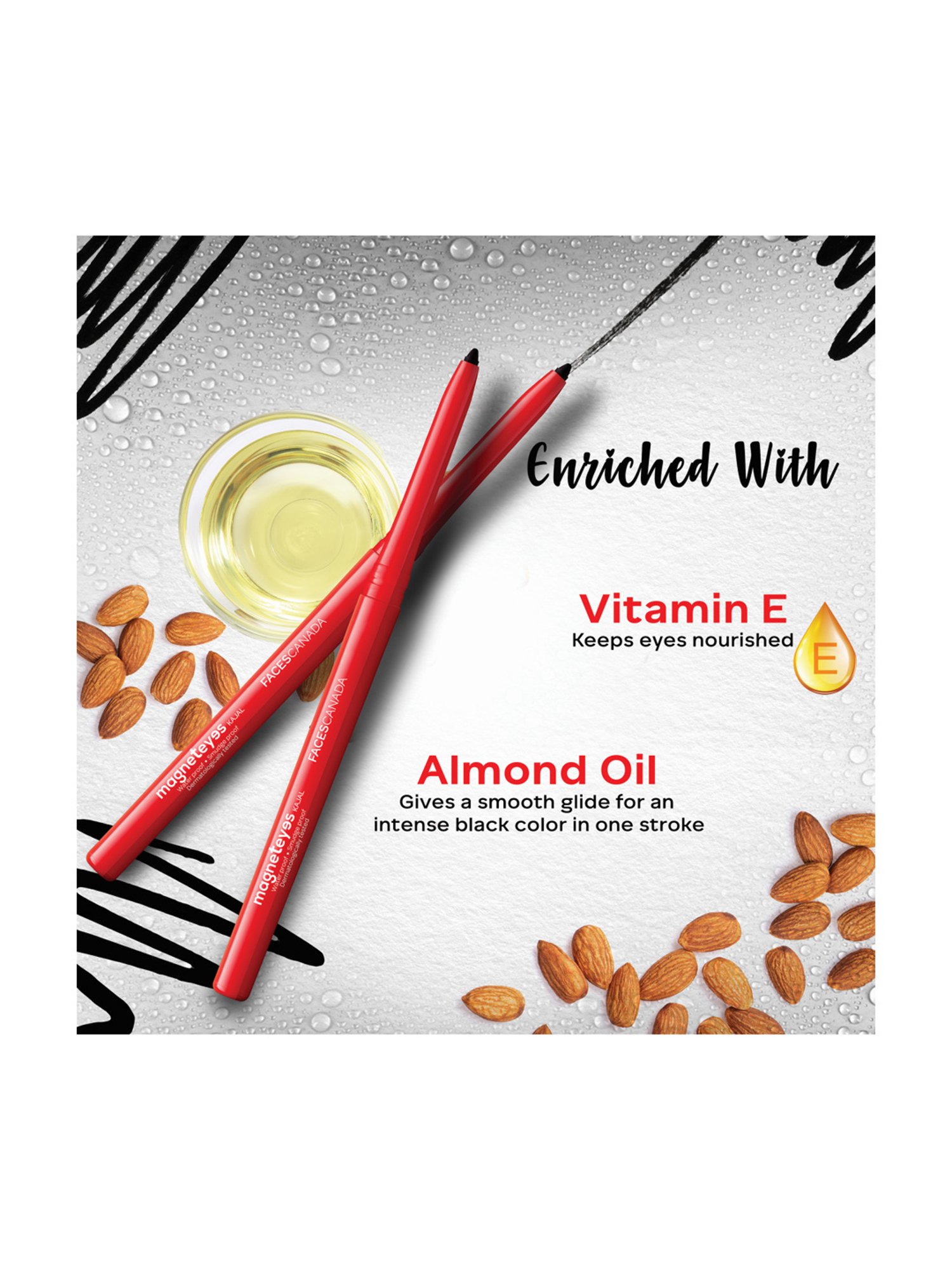 Matt Look Single Stroke Super Glide Eyeliner Kohl Kajal Bottle Green - 1.3 gm