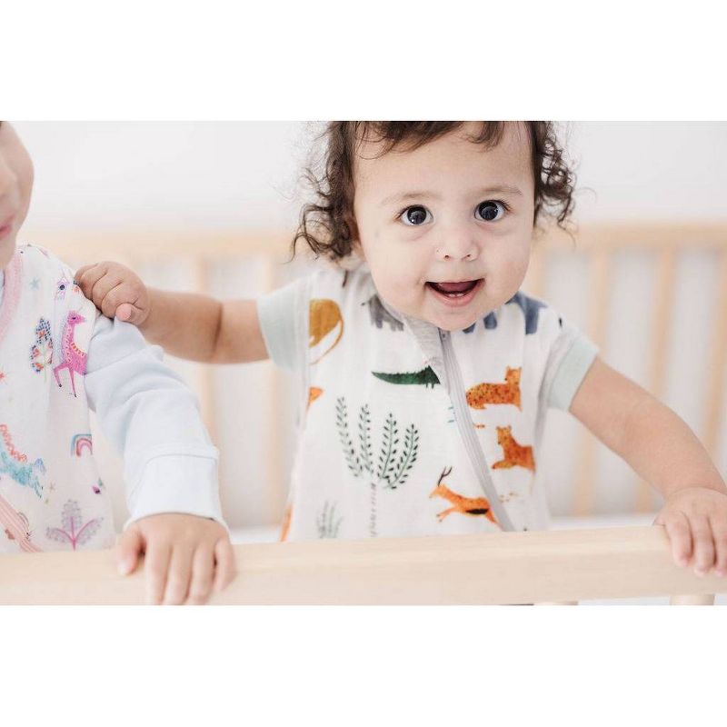 Loulou Lollipop Muslin Sleep Sack Wearable Blanket - Safari Jungle 3-12 Months