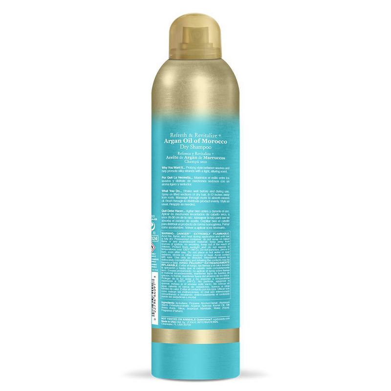 OGX Extra Strength Refresh & Revitalize + Argan Oil of Morocco Dry Shampoo - 5oz