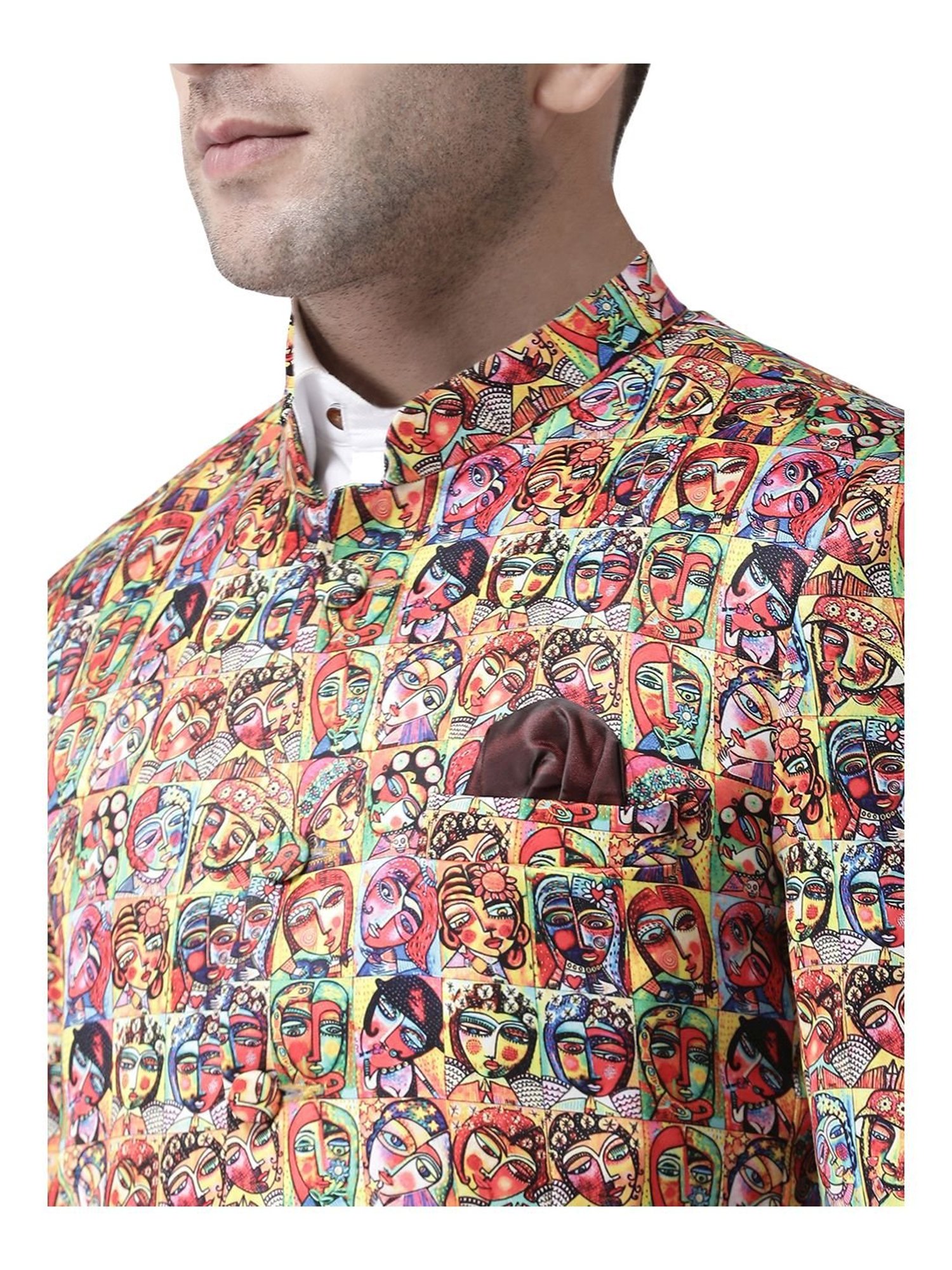Hang Up Multicolor Regular Fit Printed Blazer