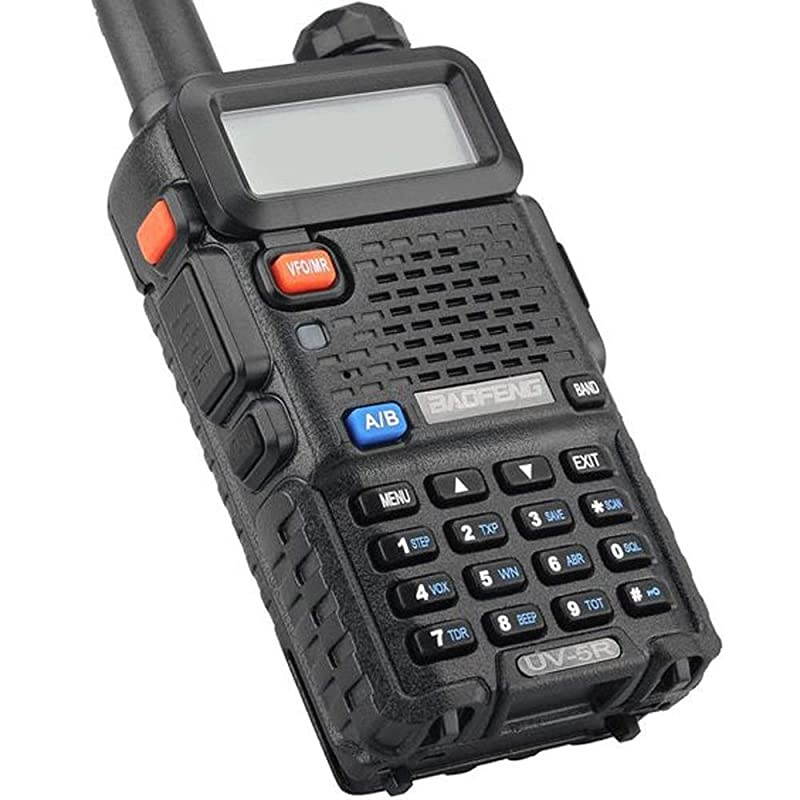 UV5R UHF VHF Dual Band Two Way Radio Walkie Talkie with 5 Earpieces + 1 Programming Cable 5 Pack