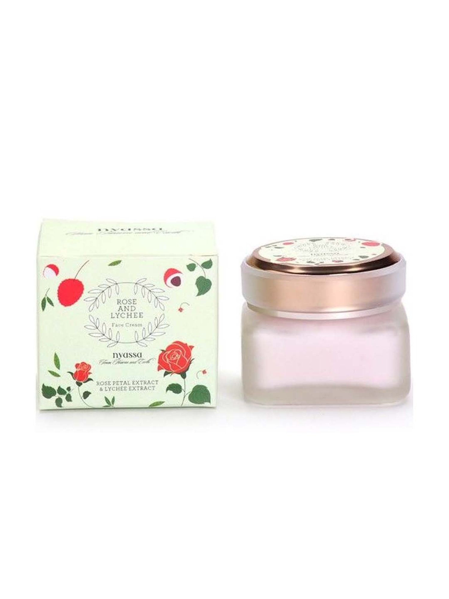 Nyassa Rose and Lychee Face Cream - 50 gm