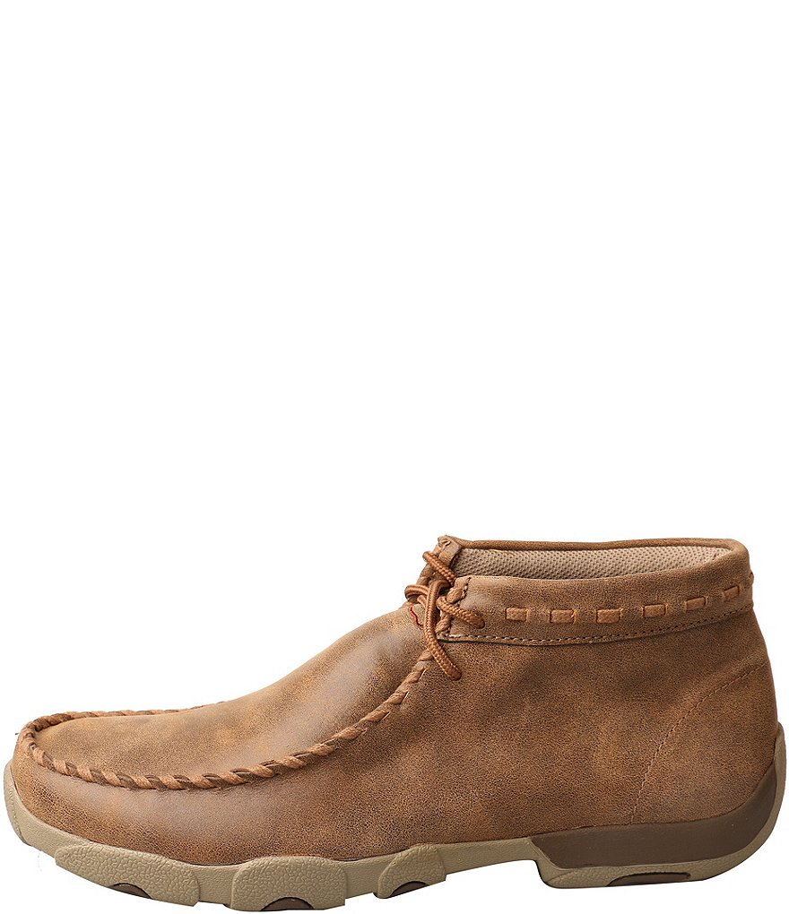 Twisted X Men's Driving Leather Moccasin Lace Up