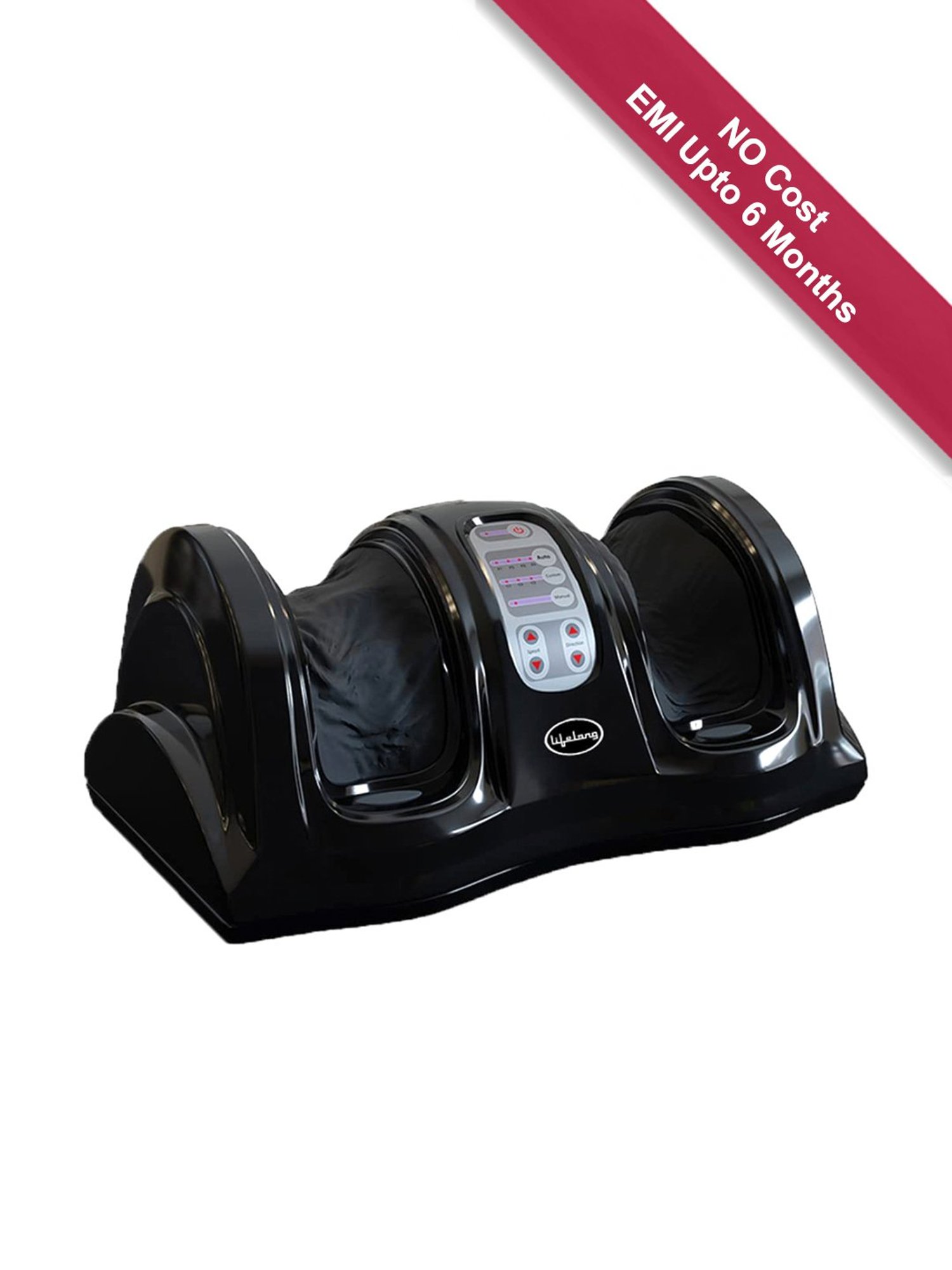 Lifelong LLM486 Foot Massager for Foot Pain with 4 Automatic Programs (Black)