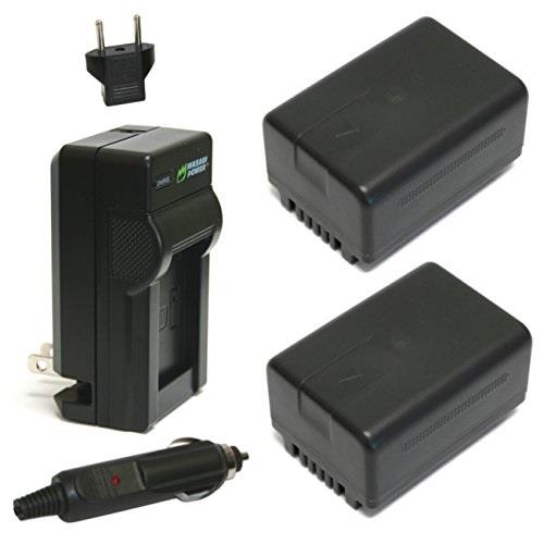 Wasabi Battery and Charger Kit for Panasonic VW-VBT190