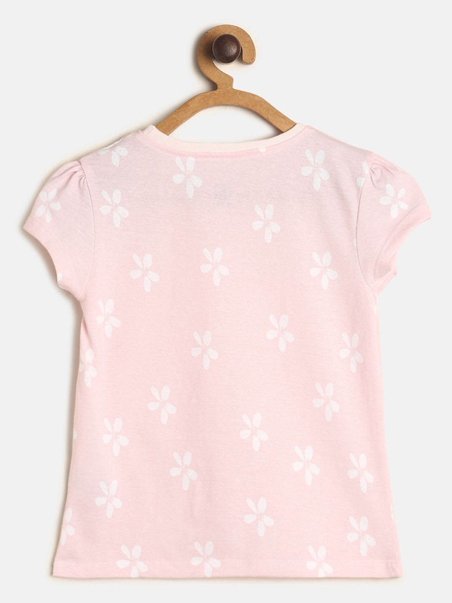 MINIKLUB Kids Pink Floral Print Top