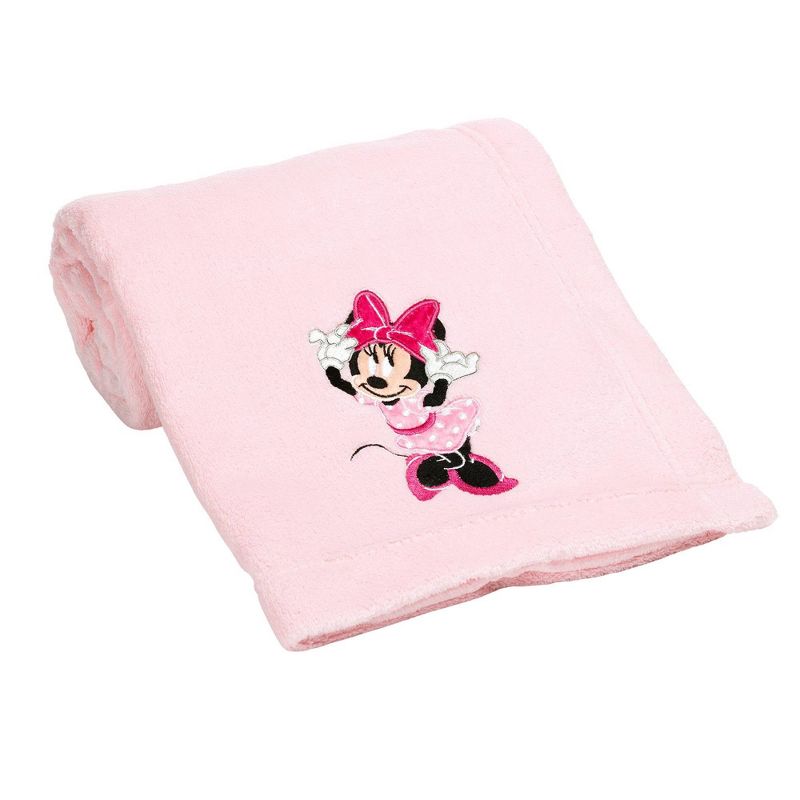 Lambs & Ivy Minnie Mouse Love Baby Blanket
