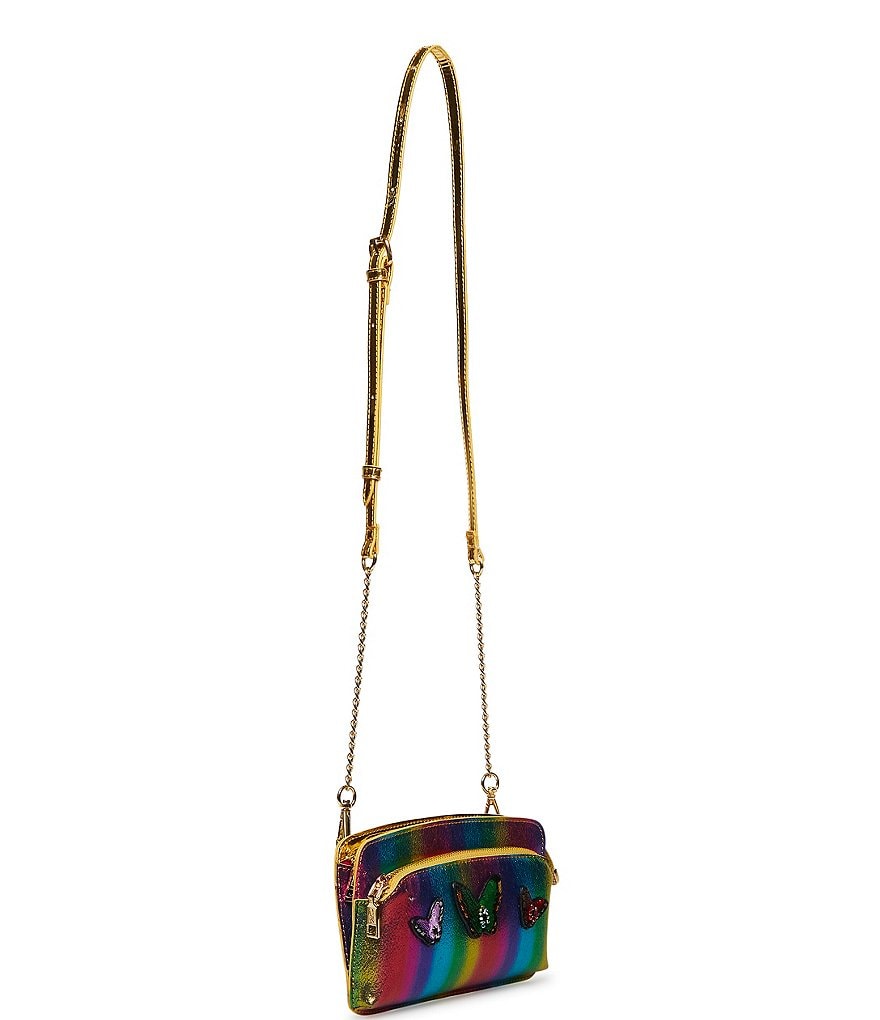Betsey Johnson Butterfly Rainbow Crossbody Bag